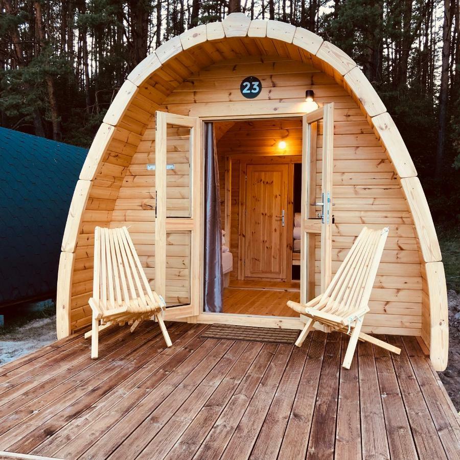 Luxury Camping Pod Зарасай Екстер'єр фото